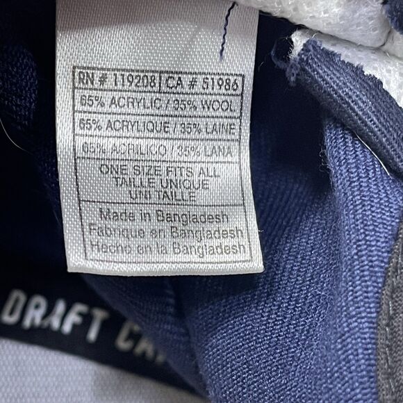 Indiana Pacers Hat Blue Adidas 2014 NBA Draft Spell Out Underbrim Snapback Cap - Picture 8 of 10